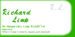 richard limp business card